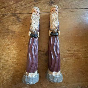 Saint Nicholas candle sticks